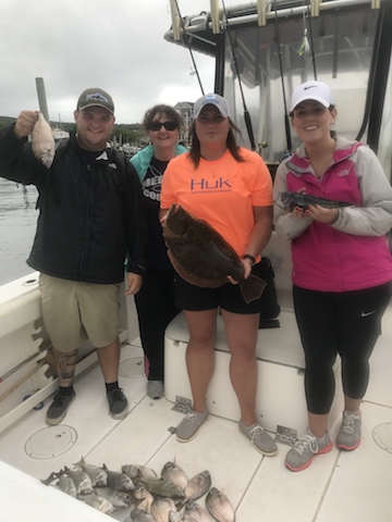 Sandy Hook fluke/porgy fishing 8/12